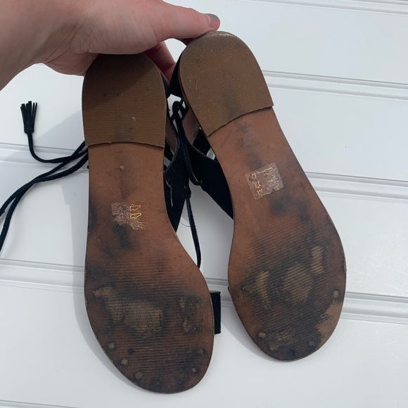 Madewell Black Bridget Lace Up Gladiator Sandal - Picture 7 of 8